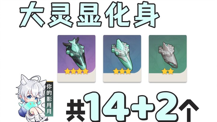 [Genshin Impact Great Anima Avatar] A total of 14 + 2! Symbols of Wandering Will / Dolls of Clear Wi