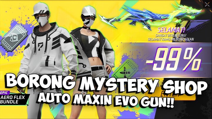 BORONG MYSTERY SHOP BOOYAH DAY 2024 !! Auto Upgrade Evo Gun Sampe Level Max !!