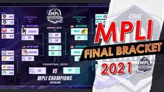 MPLI | MPL INVITATIONAL 2021 FINAL BRACKET, MPLI TEAM STANDING