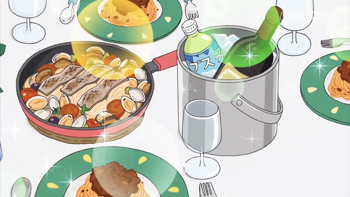[Crayon Shin-chan Food Edition] Deep-Sea Delicacy Italian-Style Fish Stew, Handmade Italian Pasta Sa