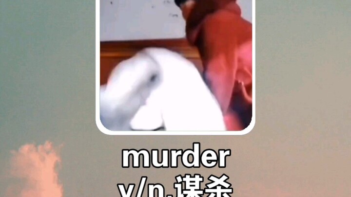 Bahasa Inggris Lucu: Pembunuhan murder