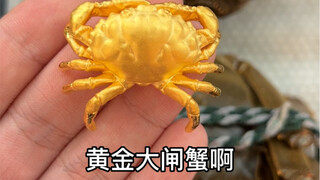 Crab with persimmon, your life is at stake