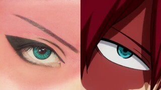 Todoroki Shoto from My Hero Academia | Tutorial: Anime Eye Makeup 270