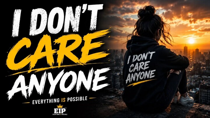I don't care anyone