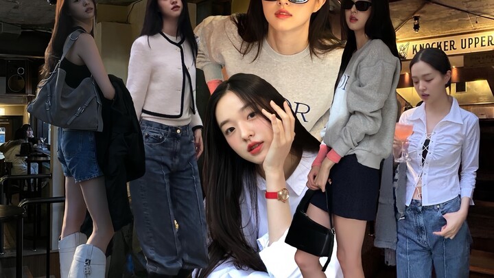 Akumulasi Estetika-43｜Park Ji-won｜model Korea onlyzione｜imut dan polos｜inspirasi berbusana untuk per