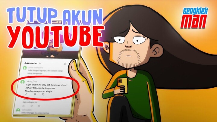 EPISODE TERAKHIR ! TUTUP AKUN KARENA KOMENTAR JAHAT NETIZEN- kartun lucu sengkle