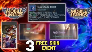 3 FREE SKIN EVENT MOBILE LEGENDS || LIGA LATAM EVENT AND  EPIC , SPECIAL, ELITE FREE SKIN 2022 MLBB