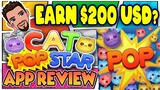 EARN $200 USD? | CAT POP STAR APP REVIEW | NEW LEGIT EARNING APP 2021?
