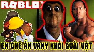 Roblox | EM GHỆ QUỐC DÂN HY SINH THÂN MÌNH ẴM VAMY CHẠY THOÁT KHỎI BỌN QUÁI VẬT TRANH | Evade