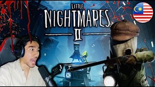 AKU TERKENTUT MAIN GAME NI ! | Little Nightmare 2 DEMO (MALAYSIA) RezZaDude