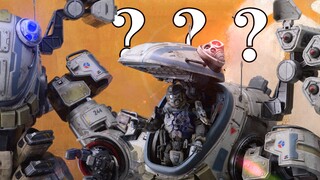 บิดาแห่งเปลวไฟ & Legion Threezero 3a Titanfall OGRE เวอร์ชันสี IMC [Jijia Review ฉบับที่ 36] เครื่อง