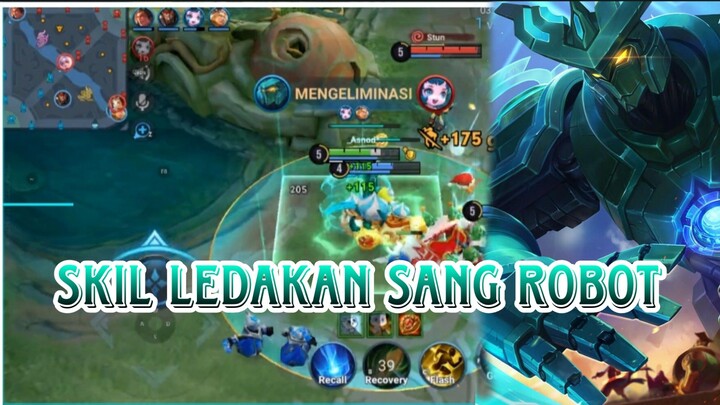 SKIL LEDAKAN SANG ROBOT