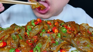 Eating Tasty Spicy Shaopi (Sweet Potato Noodle) ASMR!