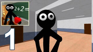 Stickman Neighbor. Teacher Escape Android Gameplay Mobile