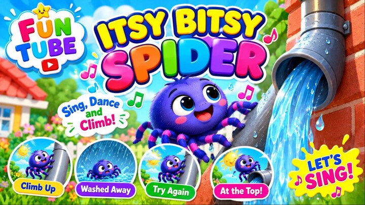 Itsy Bitsy Spider _ CoComelon Nursery Rhymes & Kids Songs