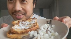 ASMR EATING SOUNDS - HERRING SASHIMI & FRENCH TOAST
