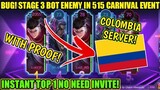 BUG! BOT ENEMY AUTO WIN 1 RANK NO NEED TO INVITE IN 515 CARNIVAL EVENT YOU MUST KNOW MOBILE LEGENDS