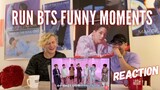 My American Friend & I React to Run BTS Funny Moments | REACTION