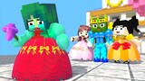 Monster School : Baby Zombie Vs Squid Game Doll Fat Princess - Minecraft Animation