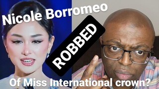 Was Miss Philippines Nicole Borromeo robbed of the Miss International 2023 crown?