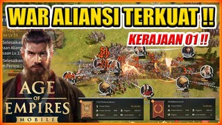 WAR ALIANSI TERKUAT AGE OF EMPIRES MOBILE !!