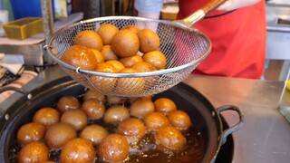 Ẩm thực đường phố | Bánh dẻo chiên #food #banhdeo