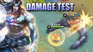 BADANG'S DAMAGE TEST WITH HIS ULTIMATE SKILL 👊