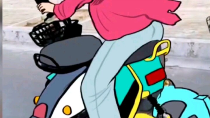 Xe điện của cô gái bị hỏng, cô đành đi xe đạp công cộng để mang đi sửa — xe đạp công cộng: Kiếm mấy 