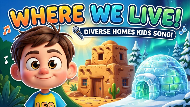 Homes Around the World! 🏠🌍 | Learning Houses for Kids | World of Leo