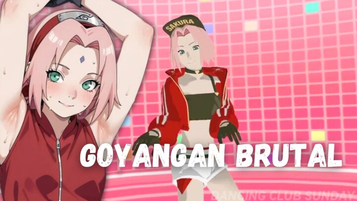 GOYANGAN BRUTAL SAKURA PALING HOT 🥵