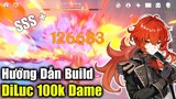 Hướng Dẫn Build - Diluc 100k Dame - Chuẩn Sách Giáo Khoa - Genshin Impact