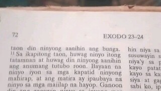 Pang Araw Araw Exodus 23:9-11