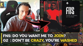FNS Tells The Storyline Of How He Joined G2 As A WatchParty Streamer