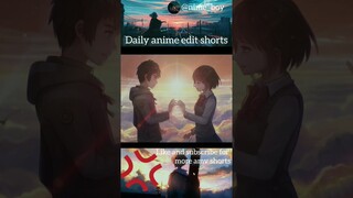 Anime best and beautiful beat edting (your name) #amvedit #shorts