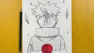 How to draw Naruto Uzumaki | step-by-step