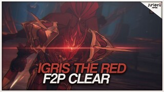 F2P IGRIS THE RED CLEAR 2ND TRY! | Solo Leveling: Arise