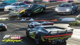 Cyberpunk Quadra Vtech vs Fastest cars in Forza horizon 4 | Drag Race