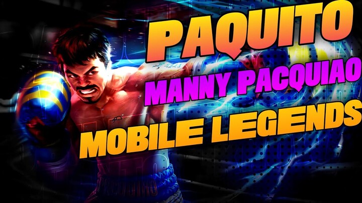 PAQUITO MANNY PACQUIAO SKIN SCRIPT | FULL SOUNDS AND EFFECTS | MOBILE LEGENDS