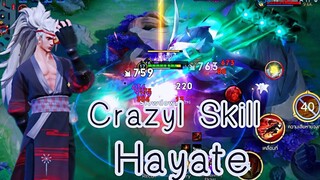 ROV - Crazy Skill Hayate ฮายาเตะสกิลสุดปัง ฟาด 20 kill - Gameplay
