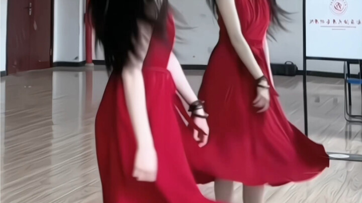 Red battle skirt