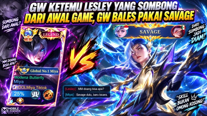 KETIKA MIYA TIKTOK KETEMU LESLEY SOMBONG
