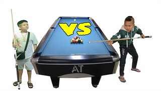 Đại Chiến Bi a  Cu Thóc Vs Mao Đệ Đệ ( Battle billiards )
