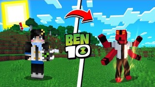 🌋ริวิว+แจกแอดออน เบ็นเท็น10 มีเอเลี่ยนเยอะมาก! | Minecraft Pe (มายคราฟAddon)