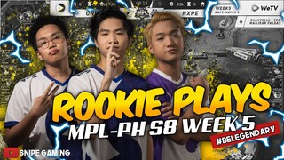 TOP ROOKIE PLAYS OF THE WEEK | MPL-PH Season 8 Week 5