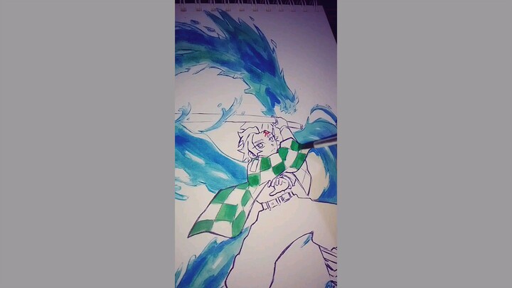 drawing tanjiro komodo 239