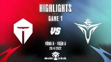TES vs V5 | Highlights - Game 1 | Playoffs Vòng 5 - Trận 3 | LPL Mùa Xuân 2022