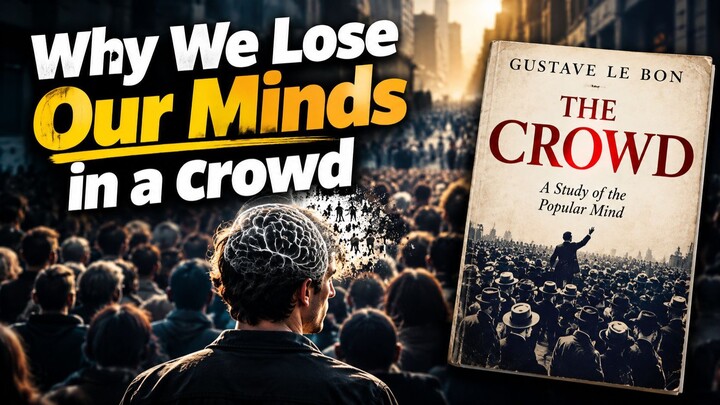 Why We Lose Our Minds in a Crowd | Gustave Le Bon’s The Crowd #books #booktok