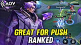 AOV : DARCY GAMEPLAY | GREAT FOR PUSH RANKED - ARENA OF VALOR LIÊNQUÂNMOBILE ROV