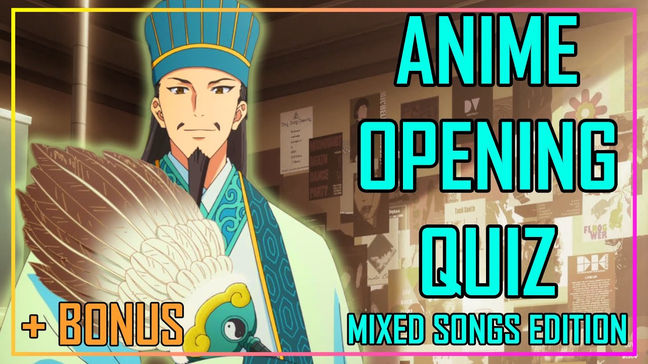 GUESS THE ANIME OPENING QUIZ - LYRICS EDITION - 40 SONGS + HARD BONUS -  BiliBili