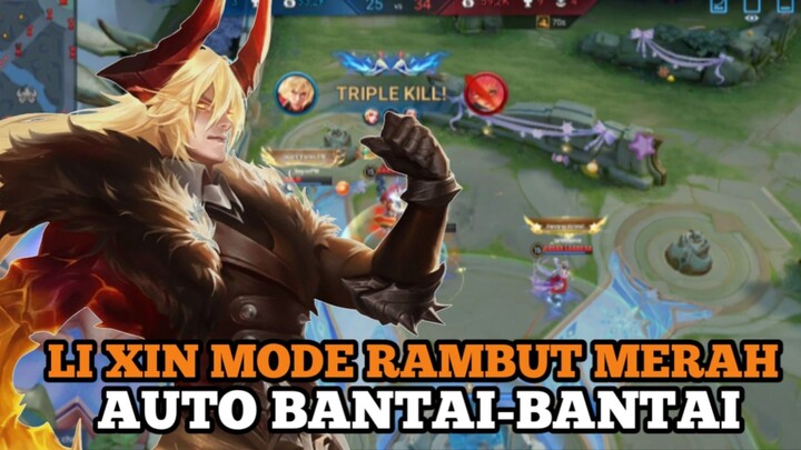 LI XIN MODE RAMBUT MERAH!! AUTO RATA MUSUHNYA